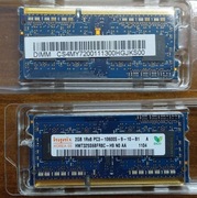 Nowa Pamięć 2GB DDR3-1333 PC3-10600s SODIMM CL11 204 PIN  2 szt.