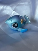 Oryginalny wieloryb littlest per shop 824 kolekcjonerska figurka