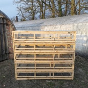 klatki piętrowe segmentowe dla przepiórek woliera do przepiórek ptaków