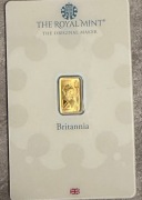 ZŁOTA SZTABKA 999,9 1 GR ROYAL MINT