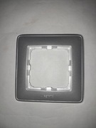 Ramka pojedyncza LEGRAND CARIVA srebrna - nowa