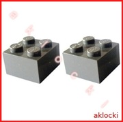 LEGO 3003 KLOCEK 2x2 ciemny szary / DBG - 2 szt.