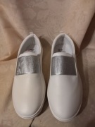 BUTY SPORTOWE, BIAŁE, ROZM.42, EVEN&ODD
