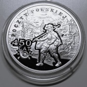 10 ZŁ 450 LAT POCZTY POLSKIEJ