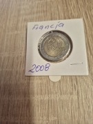 MONETA 2 EURO 2008r FRANCJA stan 1