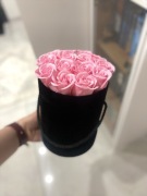 Flowerbox róże mydlane prezent na walentynki