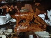 Figurka WILK porcelit PRL Włocławek(?)