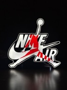 Nike Air Jordan lampka logo LED USB z włącznikiem, wydruk 3D