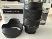 Sigma Art 35 mm f1.4 DG DN Sony E pełna klatka, jak nowa żal się rozstać