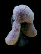 Czapka Futrzana Papacha Uszatka Lis z Lisa M 56/57 cm