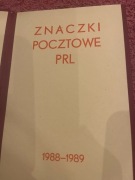 Klaser ze znaczkami pocztowymi – lata 1988–1989 | stan idealny