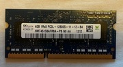 Pamięć RAM DDR3L HYNIX 4GB 1600MHz SO-DIMM do laptopa