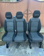 KOMPLET FOTELI  3-OSÓB ORYGINAŁ DUCATO JUMPER BOXER 20R