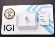 Diament Naturalny 0,50ct. Fancy natural /SI2,+ Certyfikat IGI, Brylant