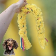 Szarpak Shaggy sznurek  dla psa 65 cm Handmade Wszystko Pod Łapą 