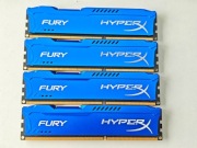 Pamięć RAM HyperX Fury Blue DDR3 16GB (4x4GB) 1600MHZ CL10 