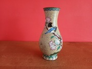 Unikalny Wazon z emalii komórkowej na mosiądzu! Okazja!