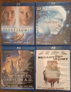 7x Blue Ray - Star Trek, Pasażerowie, Prometeusz, Babylon, Bękarty Wojny
