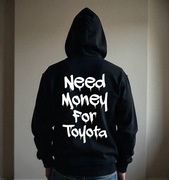 Męska Czarna Bluza M Need Money For Toyota