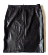 SPÓDNICA EKOSKÓRA MOHITO CZARNA ROZMIAR 42 ZAPINANA NA ZAMEK