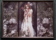 Puzzle Heye, ułożone kompletne , podklejone bez ramki