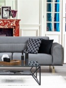 Sofa z aksamitu Daisy (3-osobowa) Westwing