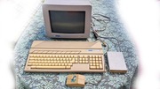 Atari 520 ST, Monitor, Stacja dyskietek, myszka, brak zasilacza.
