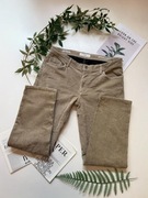 Męskie sztruksowe beżowe spodnie EU 52 BRAX Feel Good