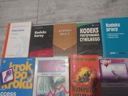 Kodeksy: karny, pracy, postępowania cywilnego itp. zestaw 8 książek 