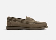 Skórzane buty w stylu marynarskim ZARA r. 44