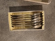 Łyżeczki do herbaty posrebrzane PRL