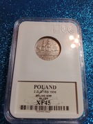 2 ZŁ ŻAGLOWIEC 1936 SREBRO GCN 