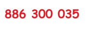 886 300 035 ZŁOTY NUMER T-Mobile / HEYAH