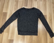 Ciemnoszary sweter z długim rękawem M