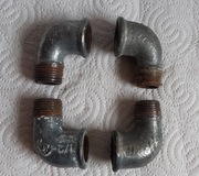 Kolanko nyplowe 1/2 ocynk