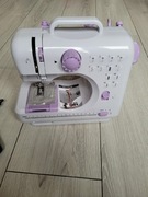 mini maszyna do szycia elektryczna przenośna 12 ściegów pedał zasilacz