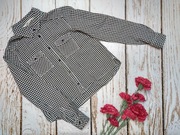 140 H&M Dziewczęca koszula w kratę