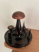 Przybornik krawiecki PRL drewniany