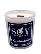 Świeca sojowa- Chocolateholism- Drewniany knot