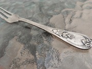 Piękny widelec przedwojenny fabryki Norblin posrebrzany