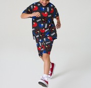 Nowy komplet dzianinowy na lato Spodenki i T-shirt  bajkowy Sonic