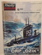 Mały Modelarz nr 6/2000 okręt podwodny ORP Dzik, skala 1:100