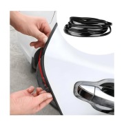 JNNJ listwa ochronna na drzwi samochodu 5m czarna taśma krawędziowa PVC