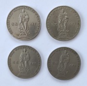 1965 1 rubel XX rocznica zwycięstwa ZSRR/Rosja - zestaw 4 monet