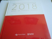 Księga znaczków 2018 r ze znaczkami  folia