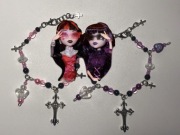 Bransoletki matching monster high draculaura i elissabat