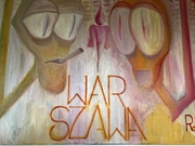 „WARSZAWA” – obraz oryginalny, malowany ręcznie