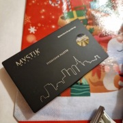 Zestaw prezentowy paletka cieni i słodycze 