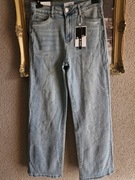 Spodnie damskie jeansowe M.Sara szwedy serduszko L