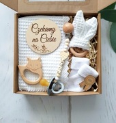 Prezent dla niemowlaka Gift Box Baby Shower KOLORY